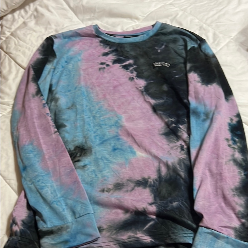 NFINITY Tie-Dye Shirt in Blue, Pink, and Black